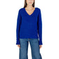 Morgan De Toi Blue Polyester Sweatshirt
