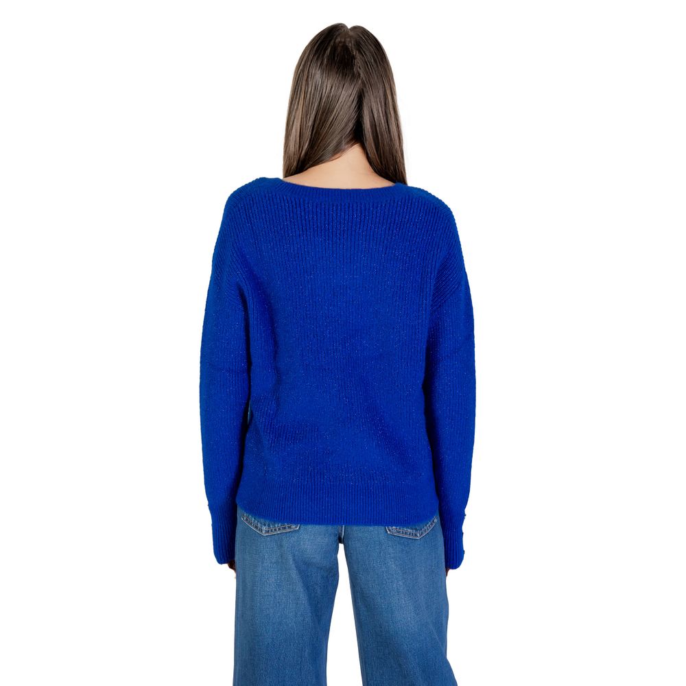 Morgan De Toi Blue Polyester Sweatshirt