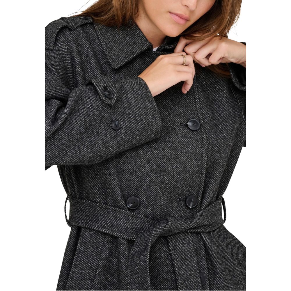 Only Gray Recycled Polyester Coat