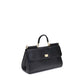 Dolce & Gabbana Black Calf Leather Bos Taurus Shoulder Bag