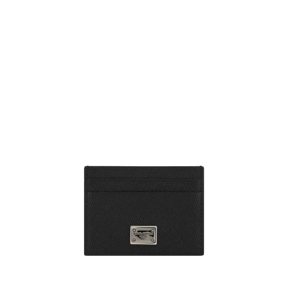 Dolce & Gabbana Black Calf Leather Bos Taurus Wallet