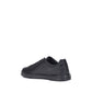 Dolce & Gabbana Black Calf Leather Bos Taurus Low Top Sneakers