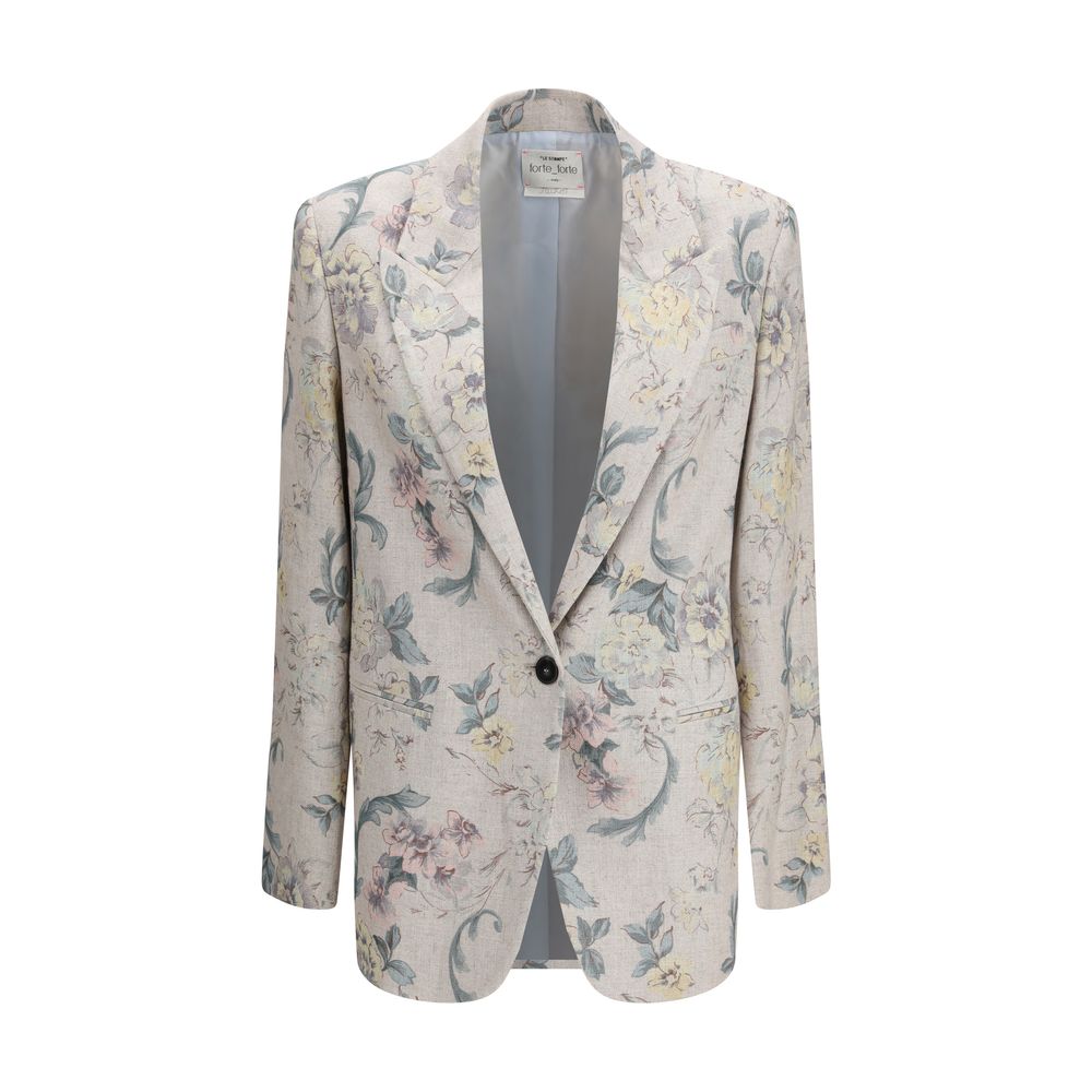 Forte_Forte Multicolor Viscose Jackets And Coat