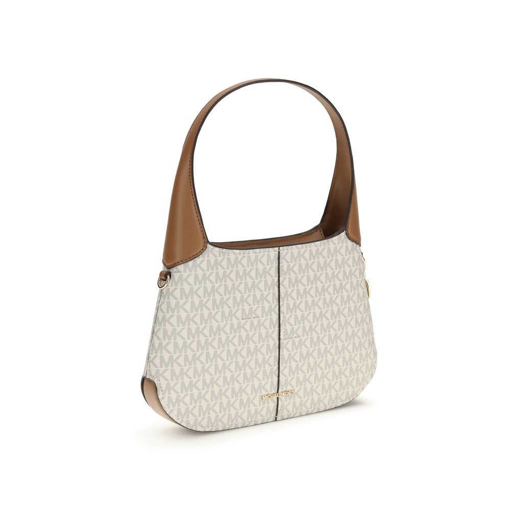 Michael Kors Beige Cotton Shoulder Bag