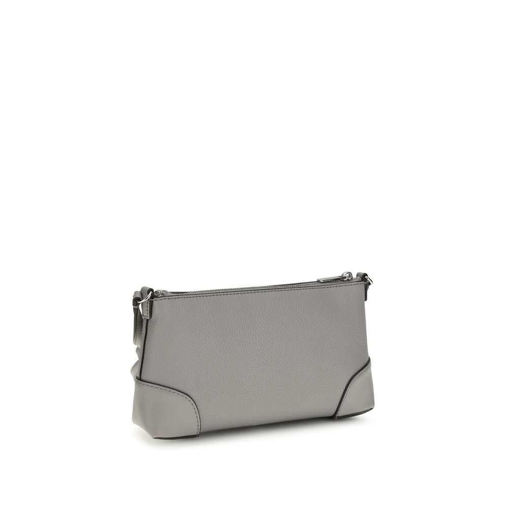 Michael Kors Gray Calf Leather Bos Taurus Wallet