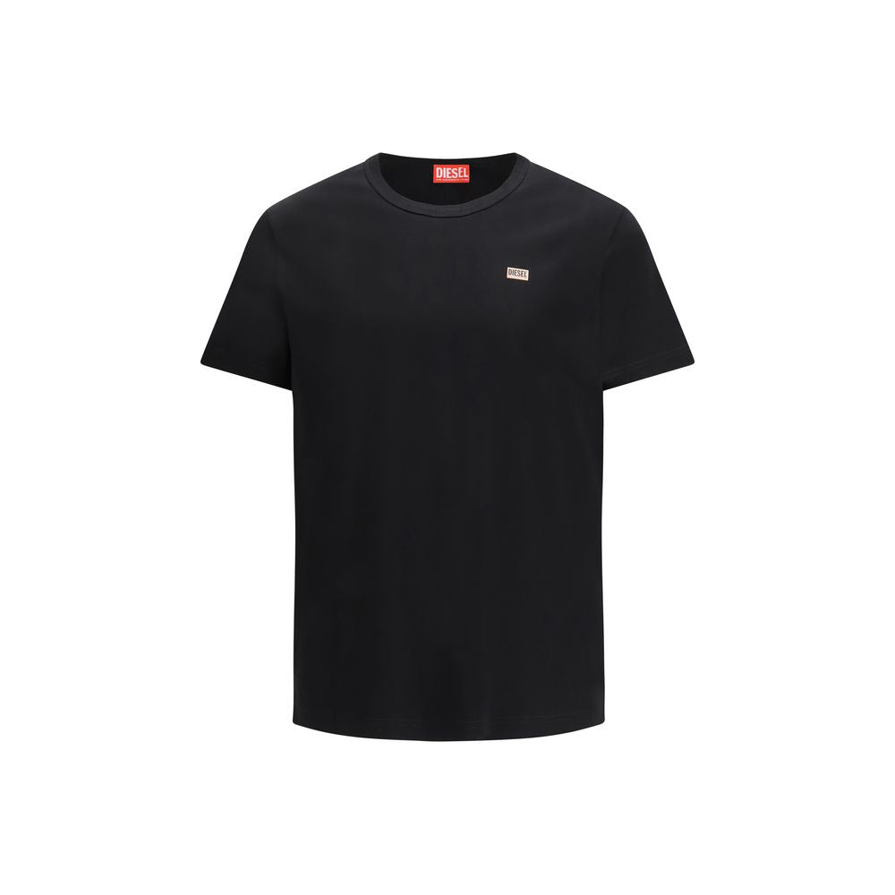 Diesel Black Cotton T-Shirt