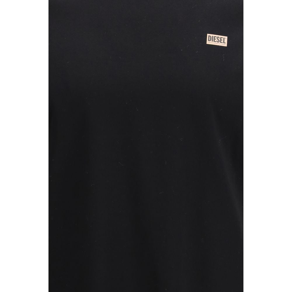 Diesel Black Cotton T-Shirt