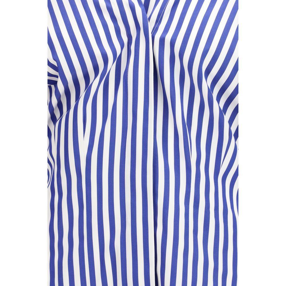 Givenchy Blue Cotton Pattern Shirt