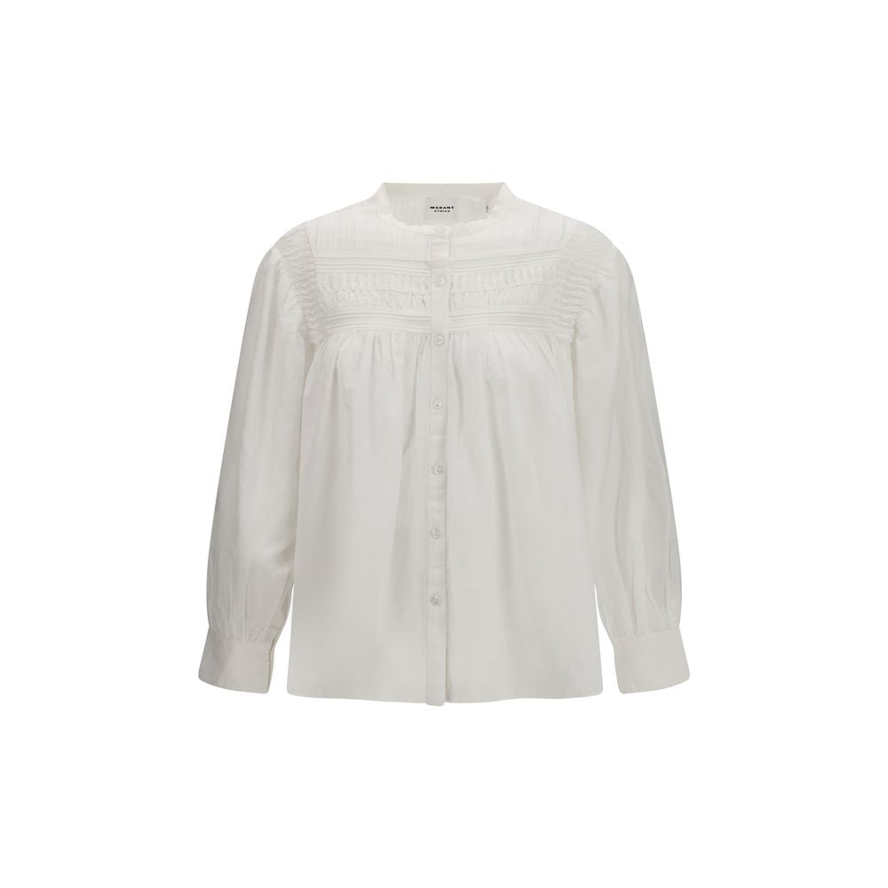 Marant Etoile White Cotton Blouse