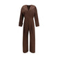 The Latest Brown Cotton Jumpsuit