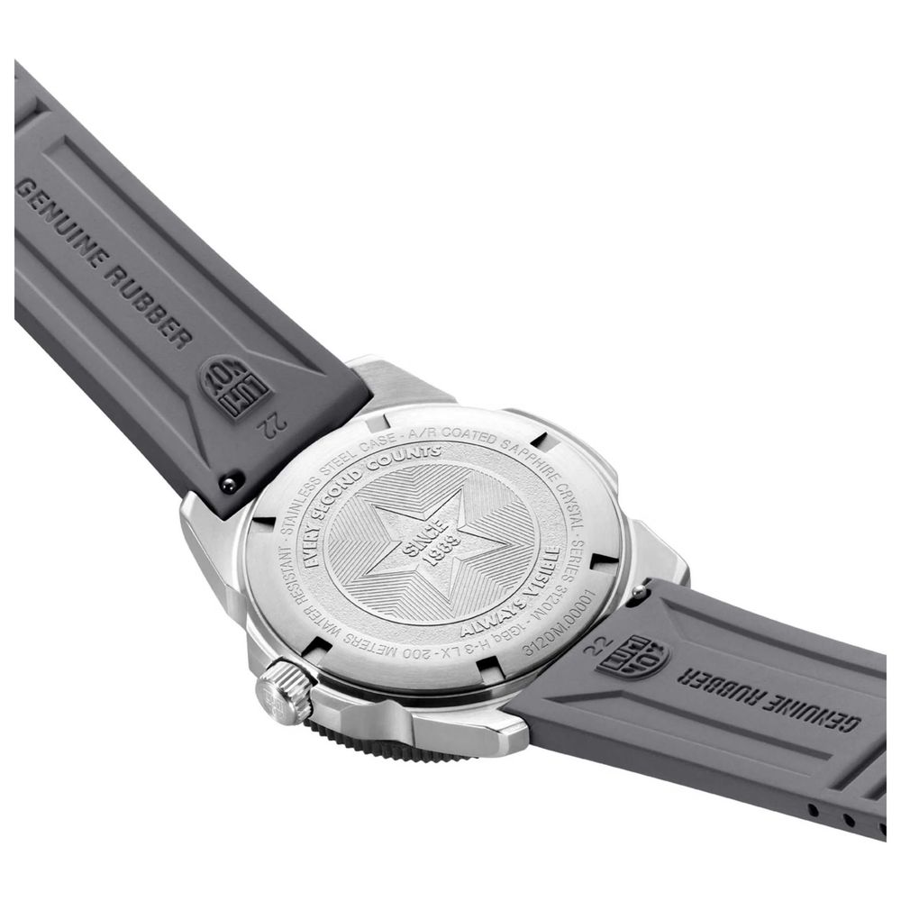 Luminox Gray Rubber Sport Watch