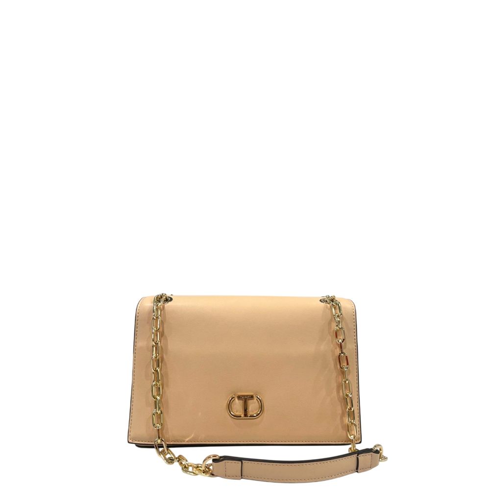 Twinset Pink PU Women Crossbody