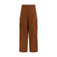 PINKO Brown Cotton Casual Pants