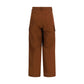PINKO Brown Cotton Casual Pants