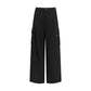 PINKO Black Cotton Cargo Pants