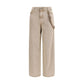 PINKO Beige Cotton Relaxed Fit Jeans
