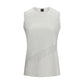 PINKO White Cotton Sleeveles T-Shirt