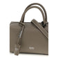 Max Mara Gray Calf Leather Bos Taurus Handbag