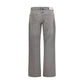 7FOR Gray Cotton Straight-Leg Jeans