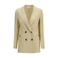 Blazé Milano Beige Linen Blazer