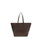 Brunello Cucinelli Brown Calf Leather Bos Taurus Shoulder Bag