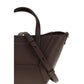Brunello Cucinelli Bordeaux Calf Leather Bos Taurus Shoulder Bag