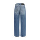 MM6 Blue Cotton Jeans Denim
