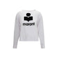 Marant Etoile White Linen Sweatshirt