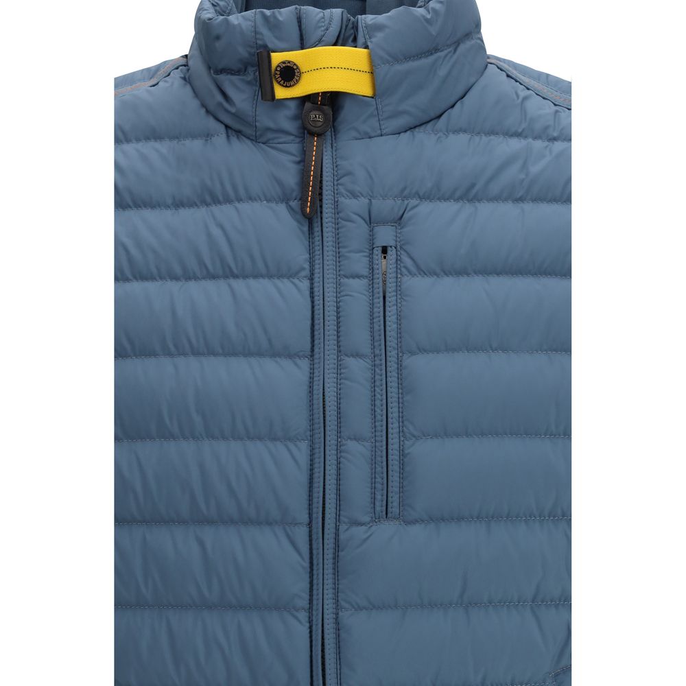 Parajumpers Blue Polyester Sleveless Jacket