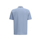 Ferragamo Blue Cotton Polo Shirt