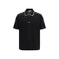Ferragamo Black Cotton Polo Shirt