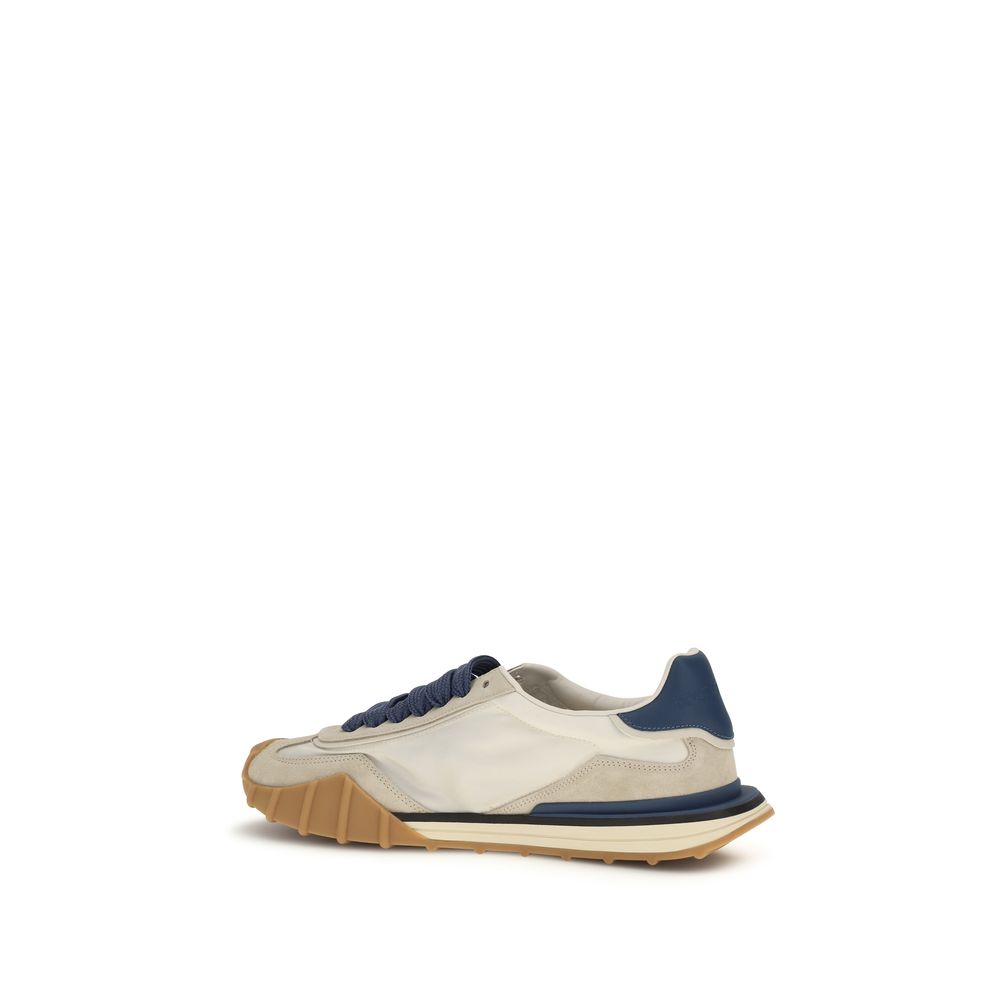 Dolce & Gabbana Multicolor Calf Leather Bos Taurus Athletic Sneakers