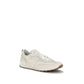 Brunello Cucinelli White Calf Leather Bos Taurus Low Top Sneakers