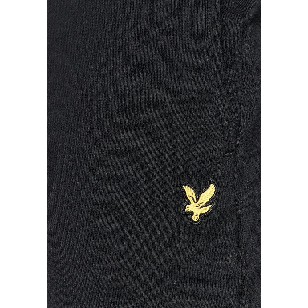 Lyle & Scott Black Cotton Bermuda Shorts