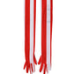 Dolce & Gabbana Red White Stripes Nylon Elbow Length Women Gloves