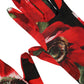 Dolce & Gabbana Multicolor Floral Print Elbow Length Women Gloves