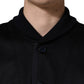 Dolce & Gabbana Black Cashmere Knitted Button Down Jacket