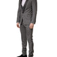 Dolce & Gabbana Gray Wool Single Breasted 1 Button 3PC Suit