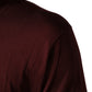 Dolce & Gabbana Maroon Silk Men Crew Neck Pullover Sweater