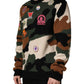 Dolce & Gabbana Multicolor Intarsia-Knit Camouflage Pullover Sweater