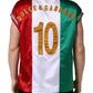 Dolce & Gabbana Multicolor Italia DG Logo Satin Tank T-shirt
