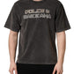 Dolce & Gabbana Gray Logo Embellished Men Crew Neck T-shirt