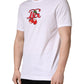 Dolce & Gabbana White DG Cherries Cotton Crew Neck  T-shirt