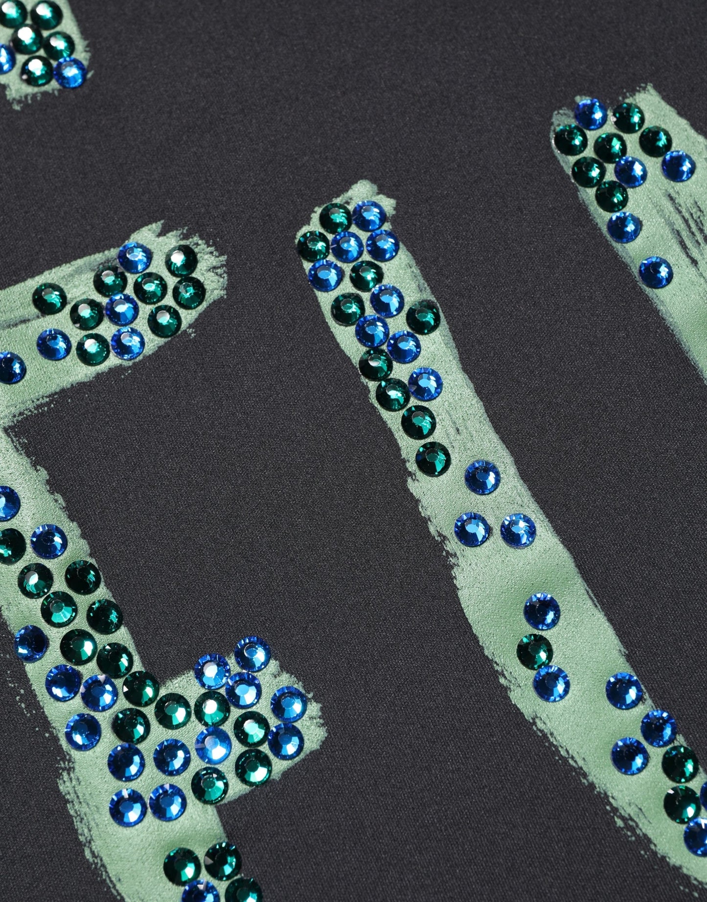 Dolce & Gabbana Black Have Fun Embellished Crew Neck T-shirt