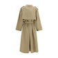 Max Mara Beige Cotton Trench Coat