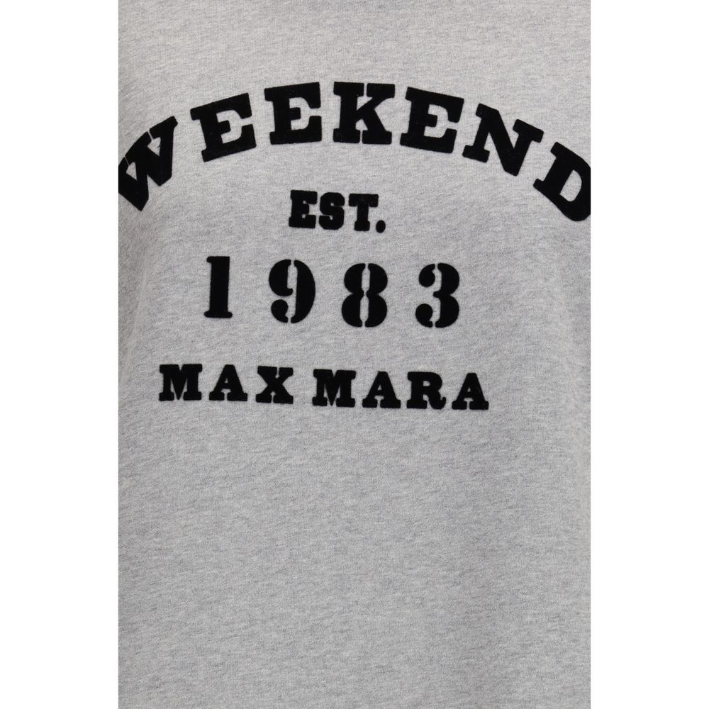 Max Mara Gray Cotton Sweatshirt