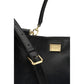 Dolce & Gabbana Black Calf Leather Bos Taurus Handbag