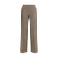Avenue Montaigne Beige Linen Casual Pants
