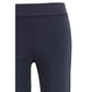 Avenue Montaigne Blue Polyamide Casual Pants