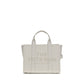 Marc Jacobs White Calf Leather Bos Taurus Handbag